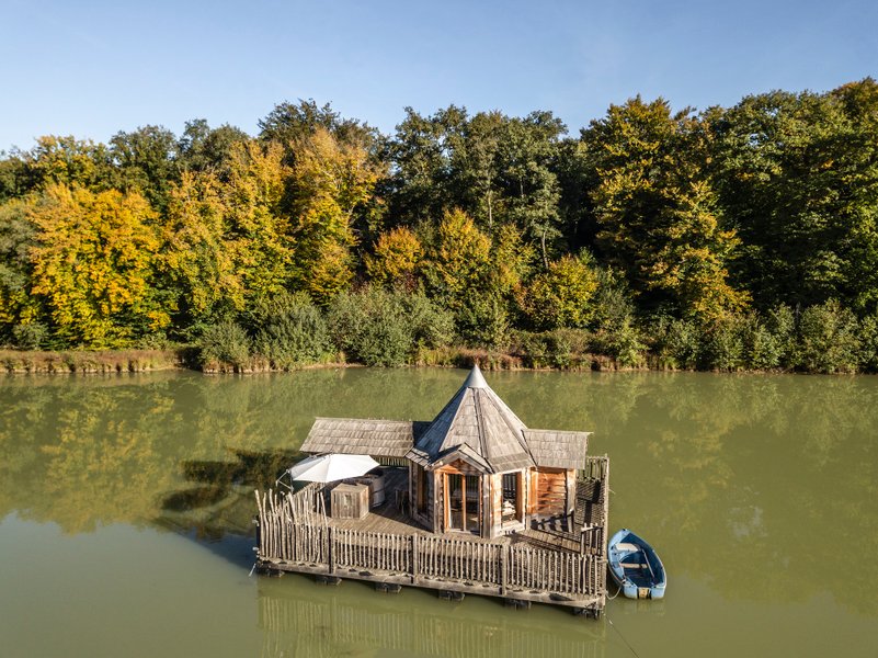 cabane sur eau vosges