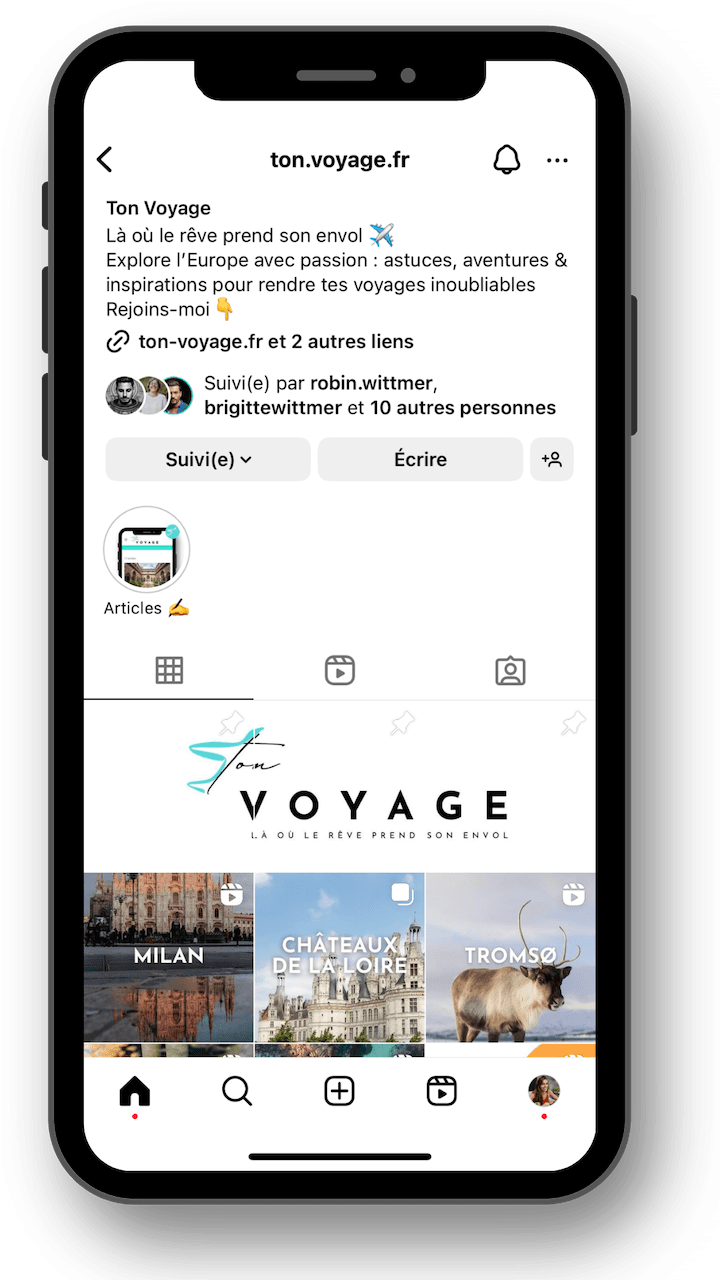 meilleures destinations en Europe instagram