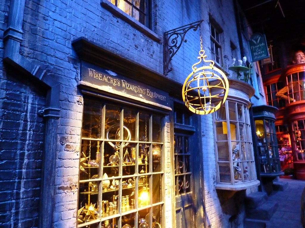 parc harry potter londres magasin sorcier baguette magique
