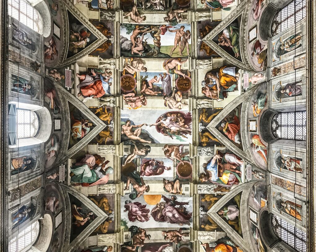 plafond chapelle sixtine