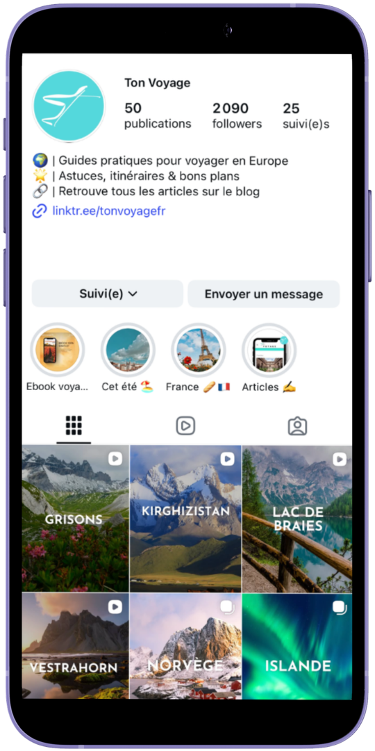 reseaux sociaux ton voyage