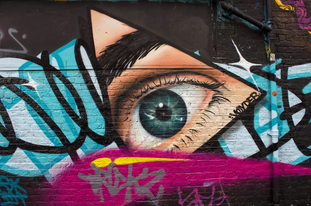 Street art à Shoreditch, Londres
