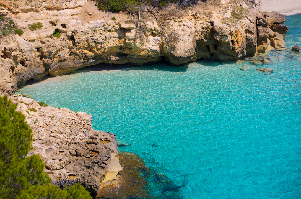 Cala Mitjana, Minorque