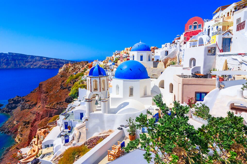 santorin ou partir en europe en octobre